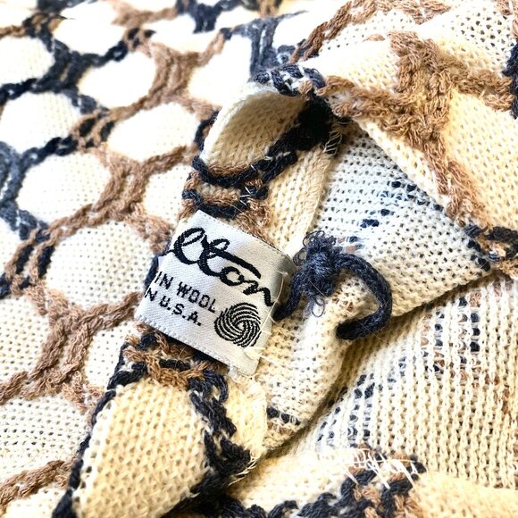 Dalton Vintage 70's Maxi Skirt 100% Wool Deep Side Slit - Picture 11 of 16